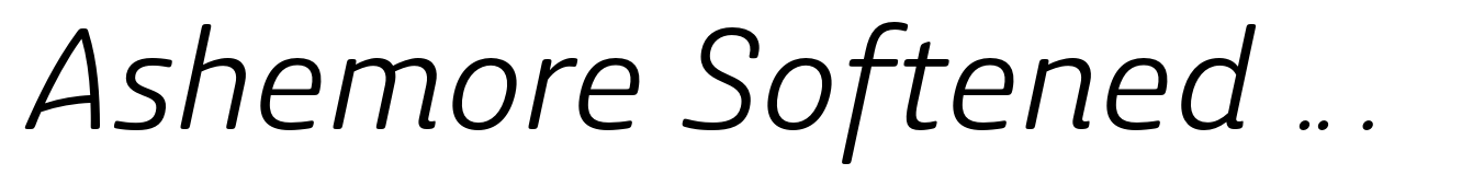 Ashemore Softened Normal Italic